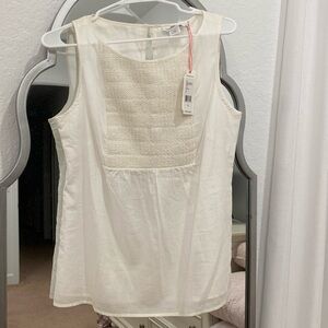 White Vinyard Vines Tank